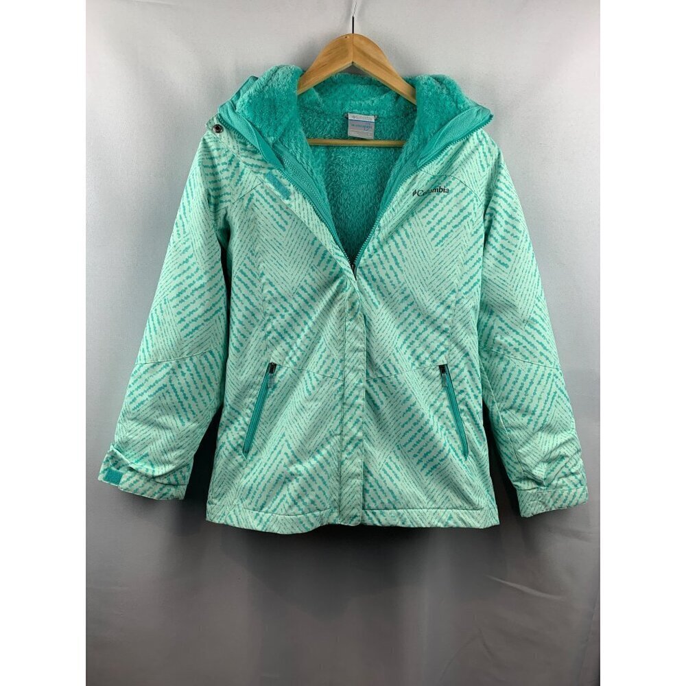 Women's Columbia Mint Green Interchangeable Jacket Size L